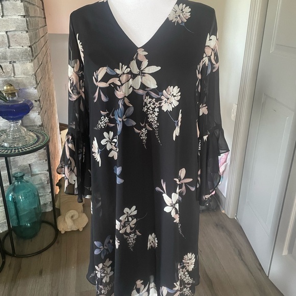 Calvin Klein Dresses & Skirts - Calvin Klein Black Floral Women's Dress